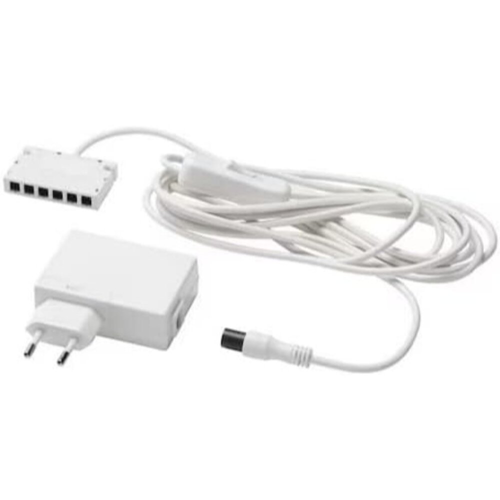 Ikea Ansluta LED Driver with Cord White 904.058.45 Size 19 W
